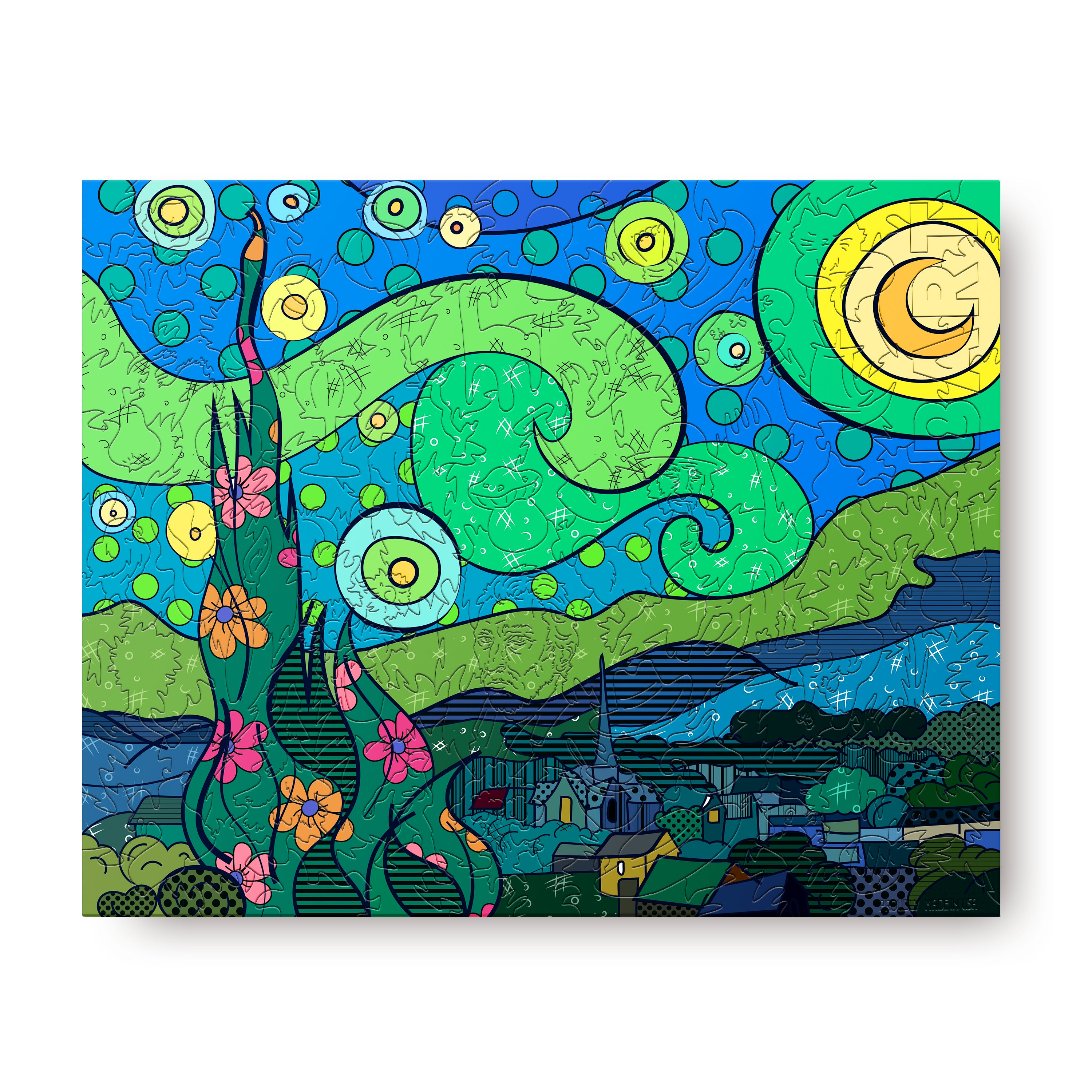 Wooden jigsaw puzzle Vincent Van Gogh Starry Night – BART Games
