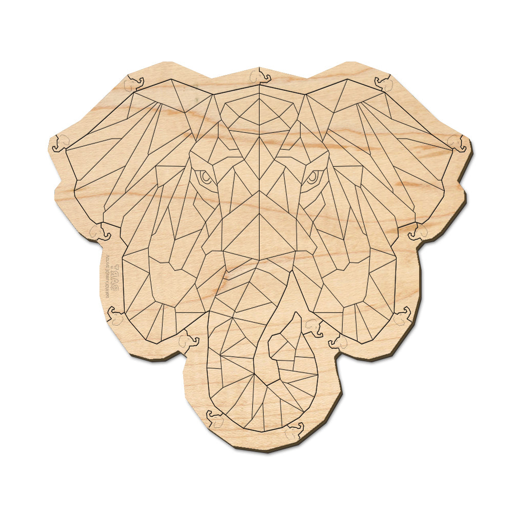 Wooden jigsaw puzzle Formidable Elephant