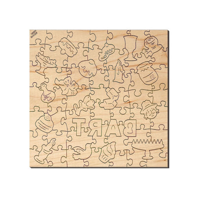 Wooden jigsaw puzzle Hanukkah