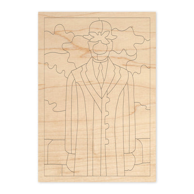 Wooden jigsaw puzzle René Magritte The Son of Man