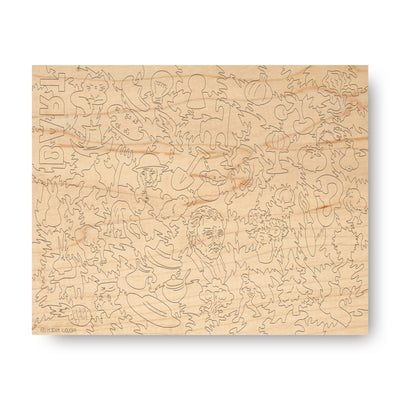 Wooden jigsaw puzzle Vincent Van Gogh Starry Night
