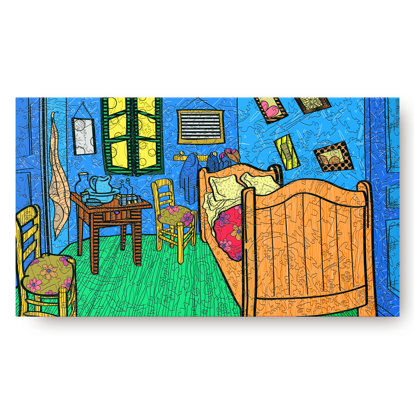 Wooden jigsaw puzzle Vincent Van Gogh Bedroom in Arles