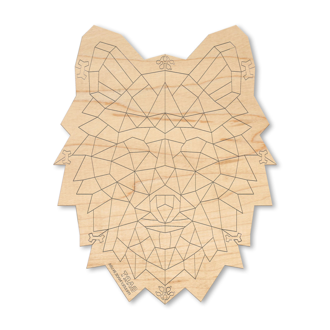 Wooden jigsaw puzzle Sovereign wolf